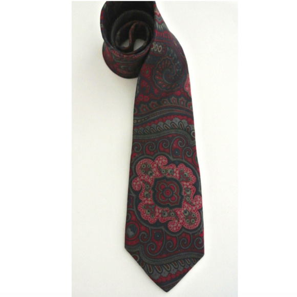 LIBERTY of LONDON Paisley print silk tie - Picture 1 of 5